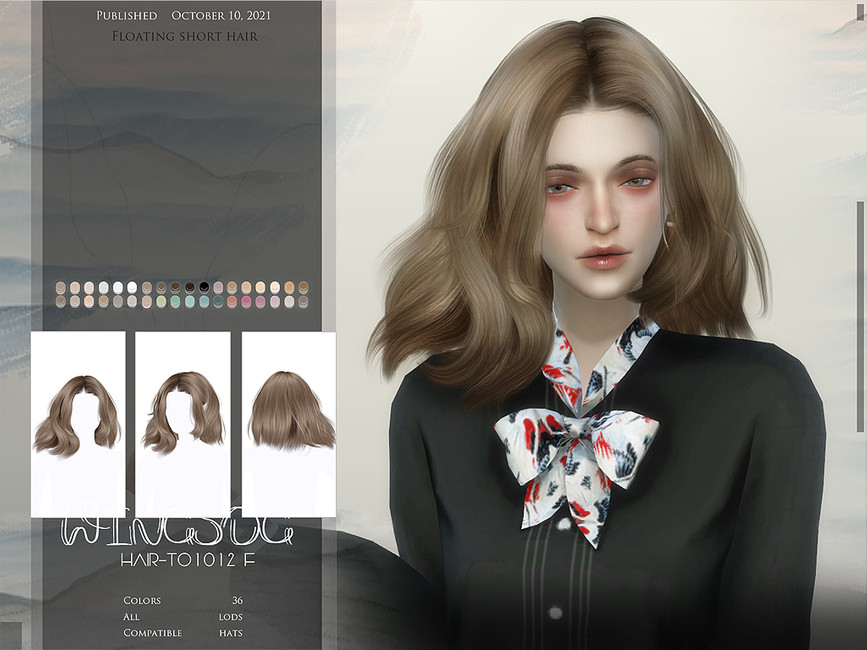 TO1012-FLOATING SHORT HAIR BY WINGS